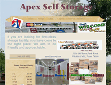 Tablet Screenshot of apexwf.com
